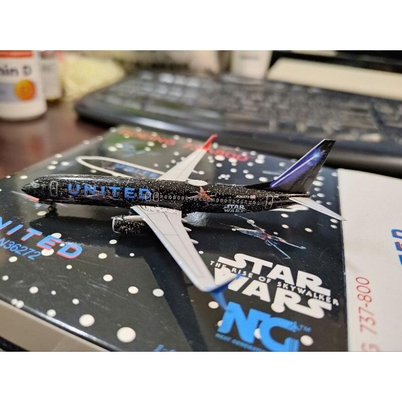 1:400 聯合航空 United Airlines 737-800 STAR WAR 彩繪 N36272 NG製作-細節圖2