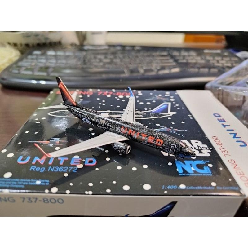 1:400 聯合航空 United Airlines 737-800 STAR WAR 彩繪 N36272 NG製作-細節圖3