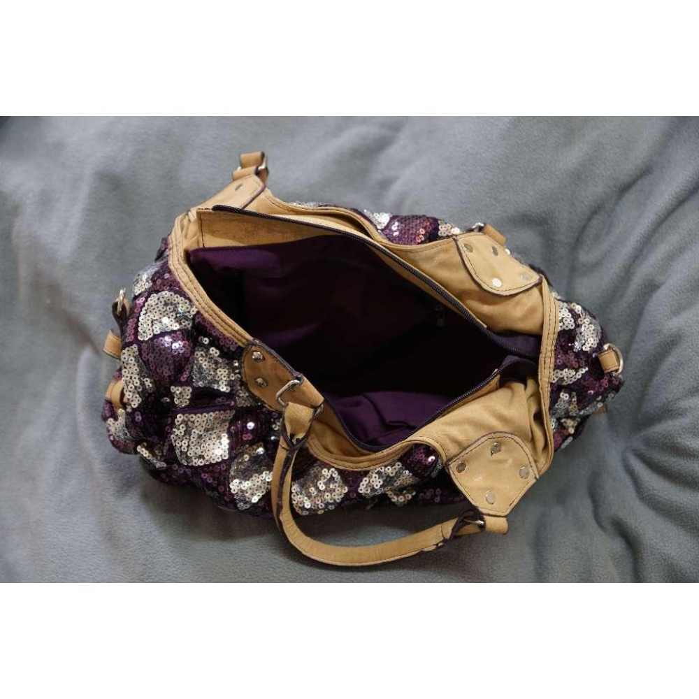 手拿包  只用過一次 寬38公分,高度含手把 約46公分  手把是布料材質-細節圖3