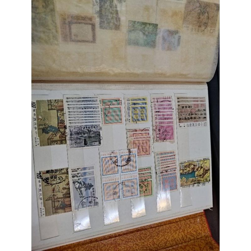 郵票 集郵 一整本 總共15頁 收集超過40年 有蓋郵戳-細節圖2