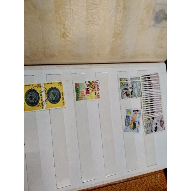 郵票 集郵 一整本 總共15頁 收集超過40年 有蓋郵戳-細節圖3
