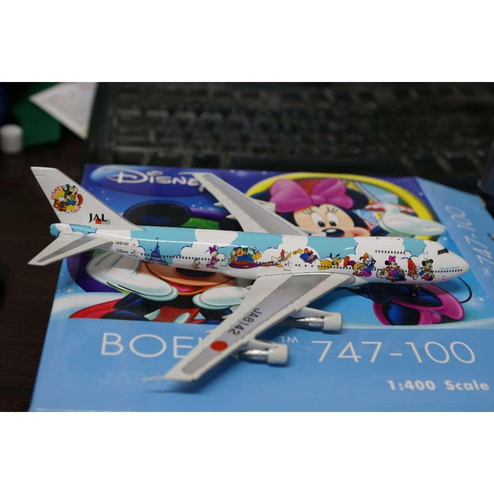 1:400 日本航空 JAL 747-100SR 迪士尼彩繪機 JA8142 PH製作-細節圖2