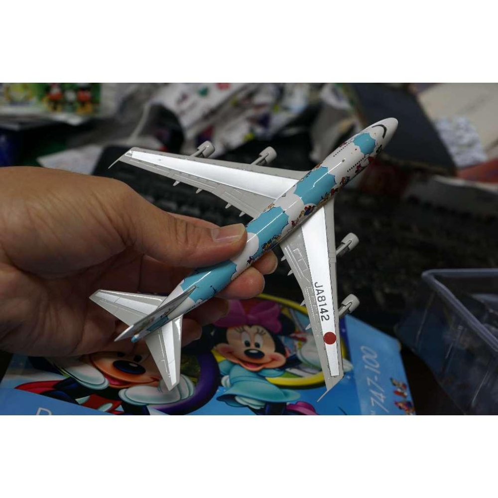 1:400 日本航空 JAL 747-100SR 迪士尼彩繪機 JA8142 PH製作-細節圖3