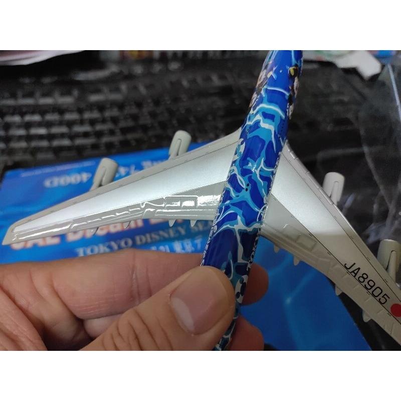 1:400 日本航空 JAL 747-400D JA8905 Disney Sea 迪士尼海洋 dragon製作-細節圖4