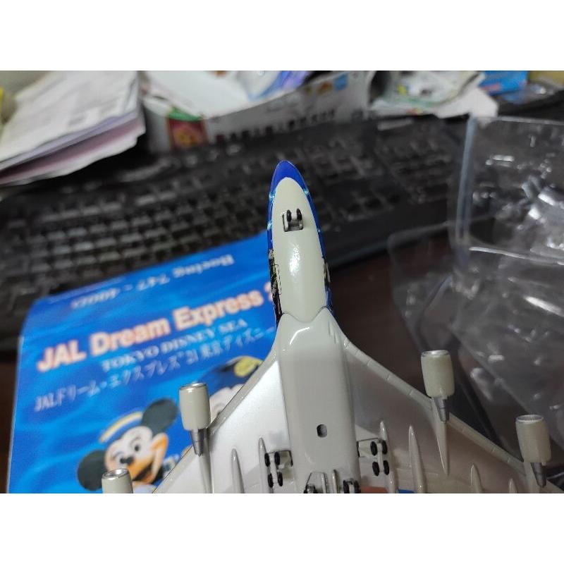 1:400 日本航空 JAL 747-400D JA8905 Disney Sea 迪士尼海洋 dragon製作-細節圖5