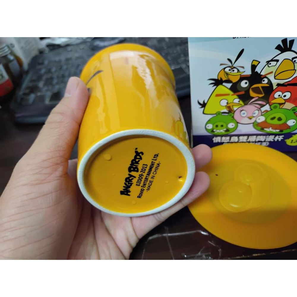 憤怒鳥 馬克杯 附蓋子-細節圖3