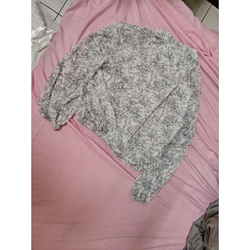 長袖雪紡襯衫 5XL(90~100公斤)-細節圖2