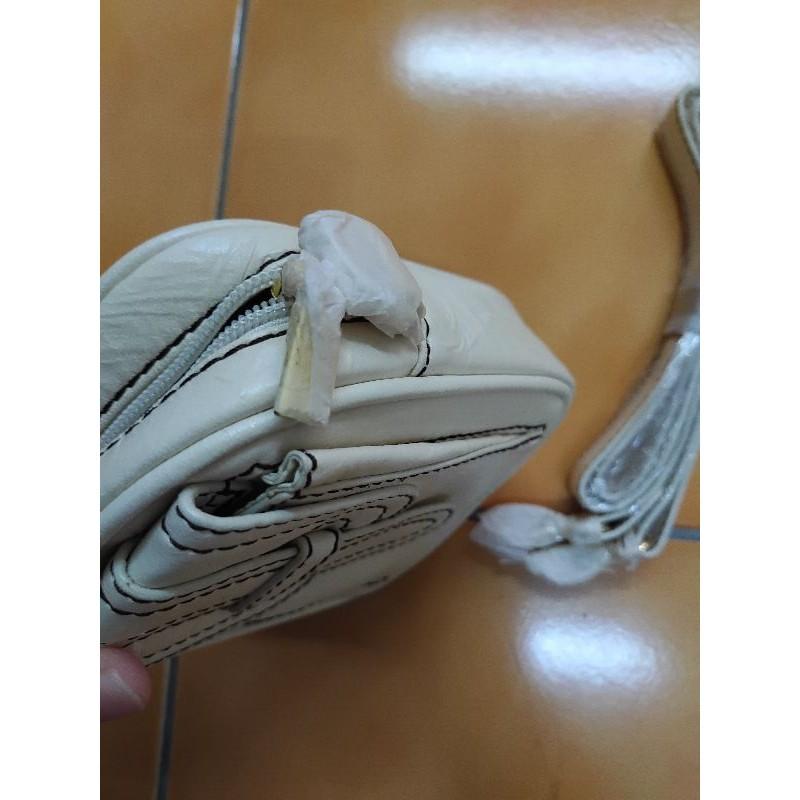 造型腰包 附背帶 全新,但因為放久了,有摺痕-細節圖2