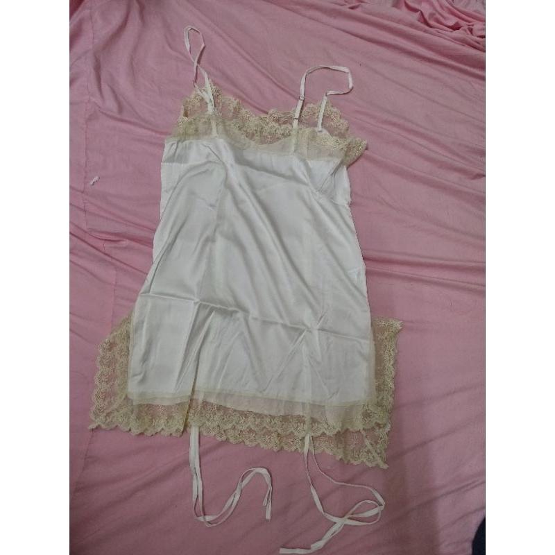 性感 細肩帶 開岔 偽吊襪帶 性感睡衣 FREE SIZE-細節圖3