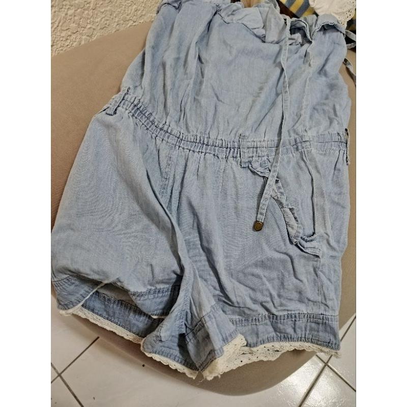 visalia 連身褲 從胸部開始穿,下半身為短褲 s號-細節圖2