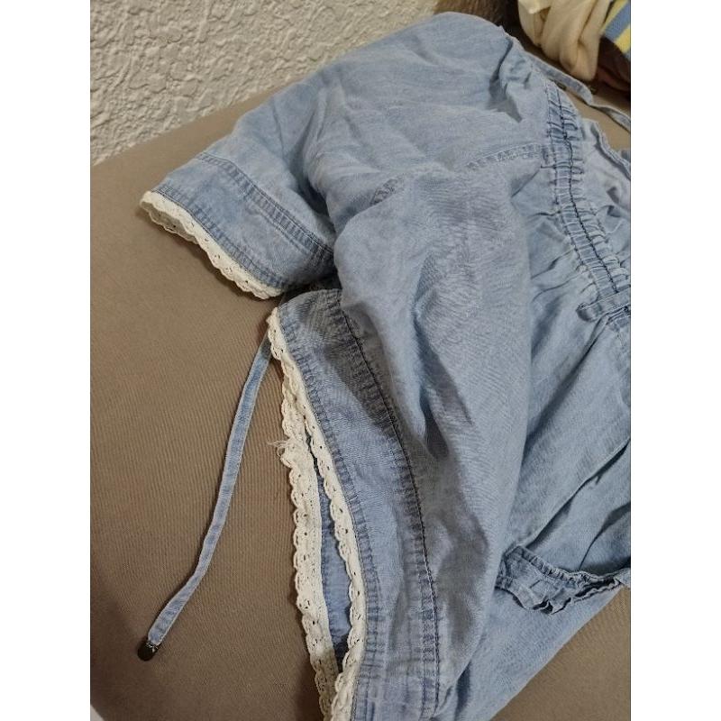 visalia 連身褲 從胸部開始穿,下半身為短褲 s號-細節圖5