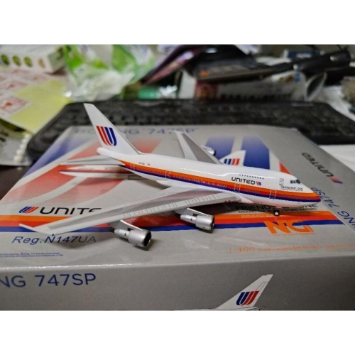 ユナイテッド航空 747SP N147UA 1/400 NG models 1:400 Boeing 747SP