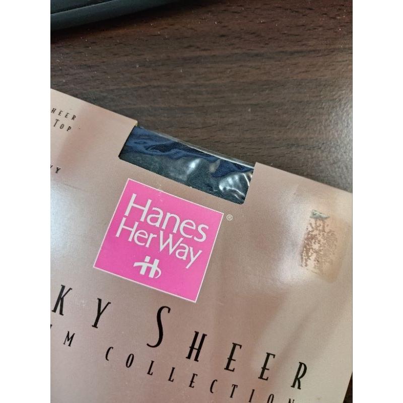美國 HANES HER WAY 海軍藍色 深藍色 絲襪  A/B S/M號-細節圖2