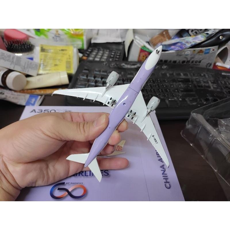 1:400 中華航空 China Airlines  A350-900 60週年彩繪機 B-18917 Phoenix製-細節圖2