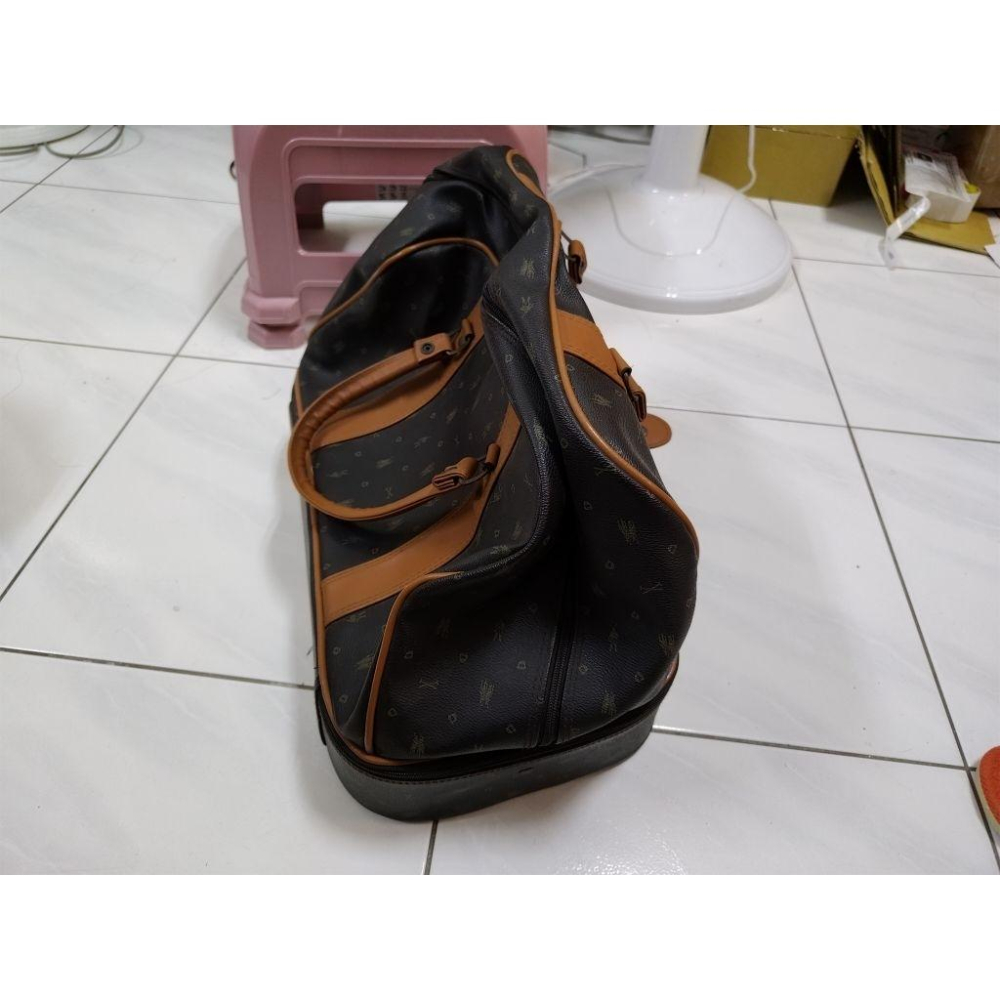 Royal Queen＇s Polo Team 手提行李袋 43x25x30公分 少用 但底層有一點放久的霧痕-細節圖3