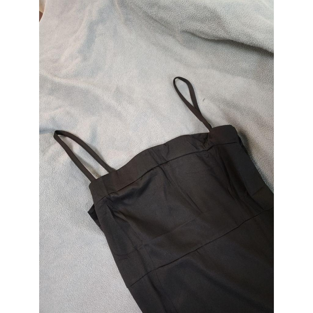 黑色 細肩帶睡衣 2XL  75公斤以內皆可穿著-細節圖3