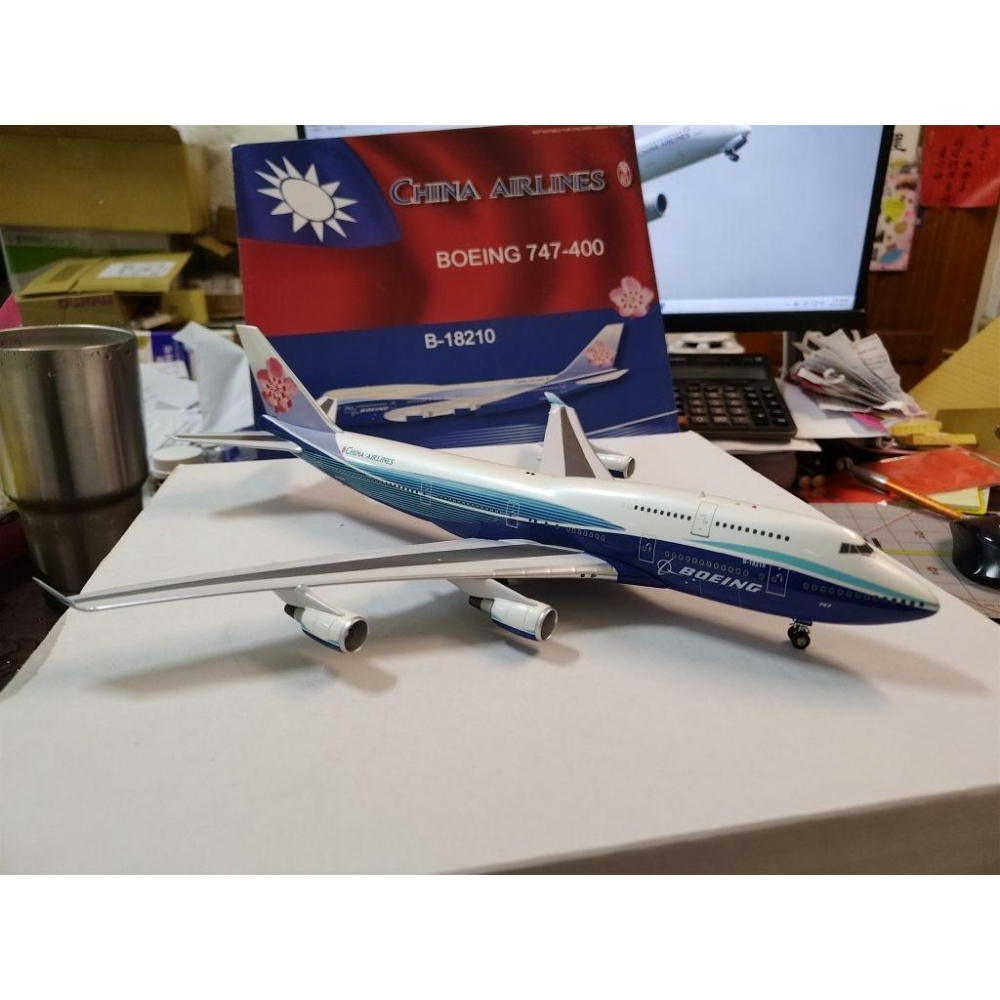 1:200 中華航空 China Airlines 747-400 B-18210 波音彩繪 Inflight200製-細節圖2