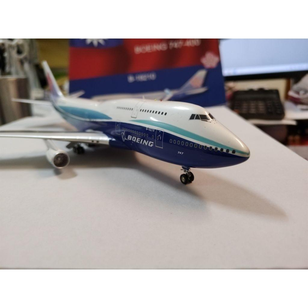 1:200 中華航空 China Airlines 747-400 B-18210 波音彩繪 Inflight200製-細節圖3