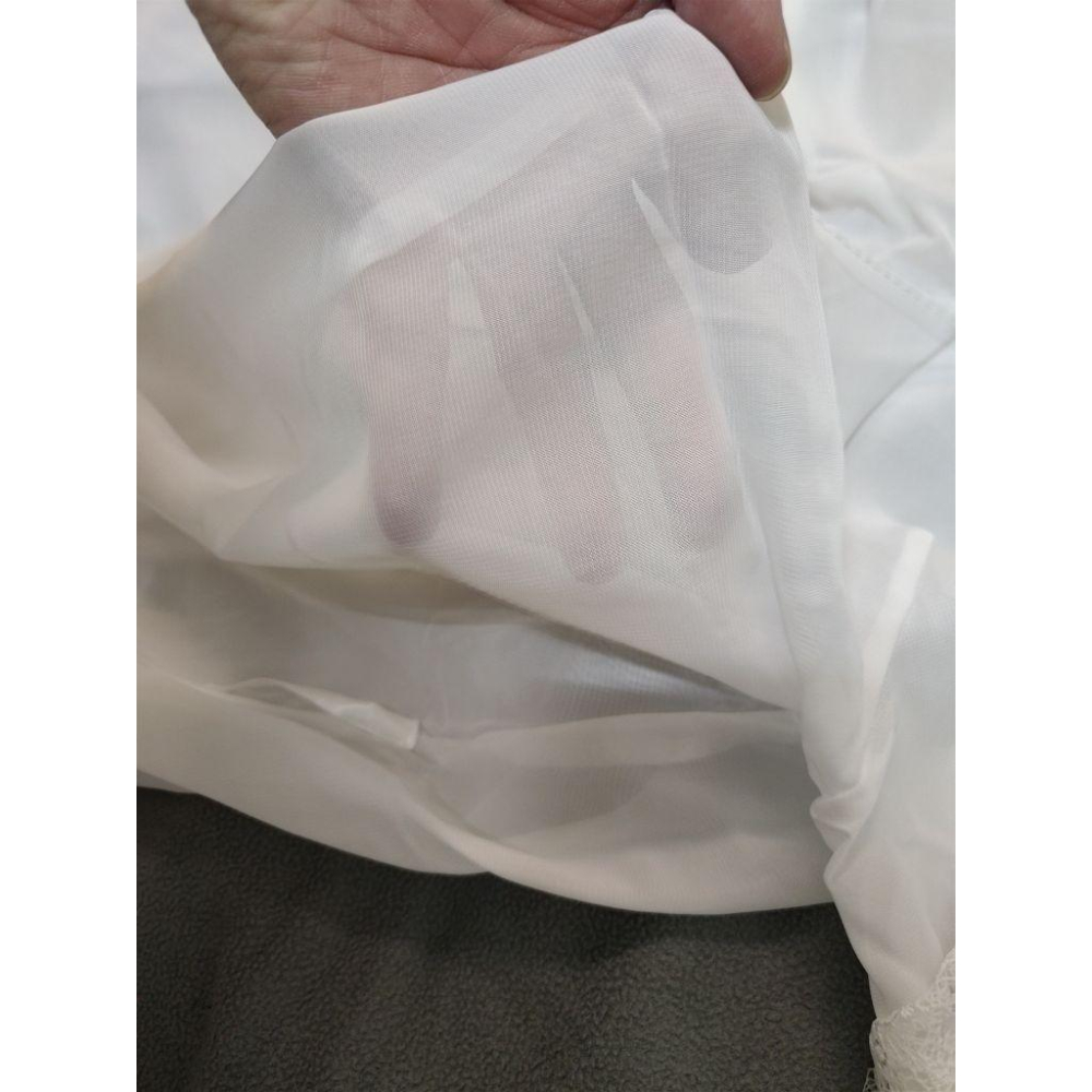 美國 睡袍式 性感睡衣 白色  80公斤以內可穿-細節圖2