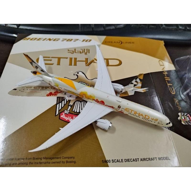 1:400  阿提哈德航空 Etihad Airways 787-10 A6-BMD JC Wings 製作-細節圖2