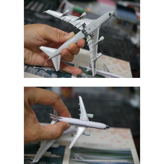 1:400 中華航空 747-412 和 A320-231 雙機組 國旗塗裝 dragon製作-細節圖4