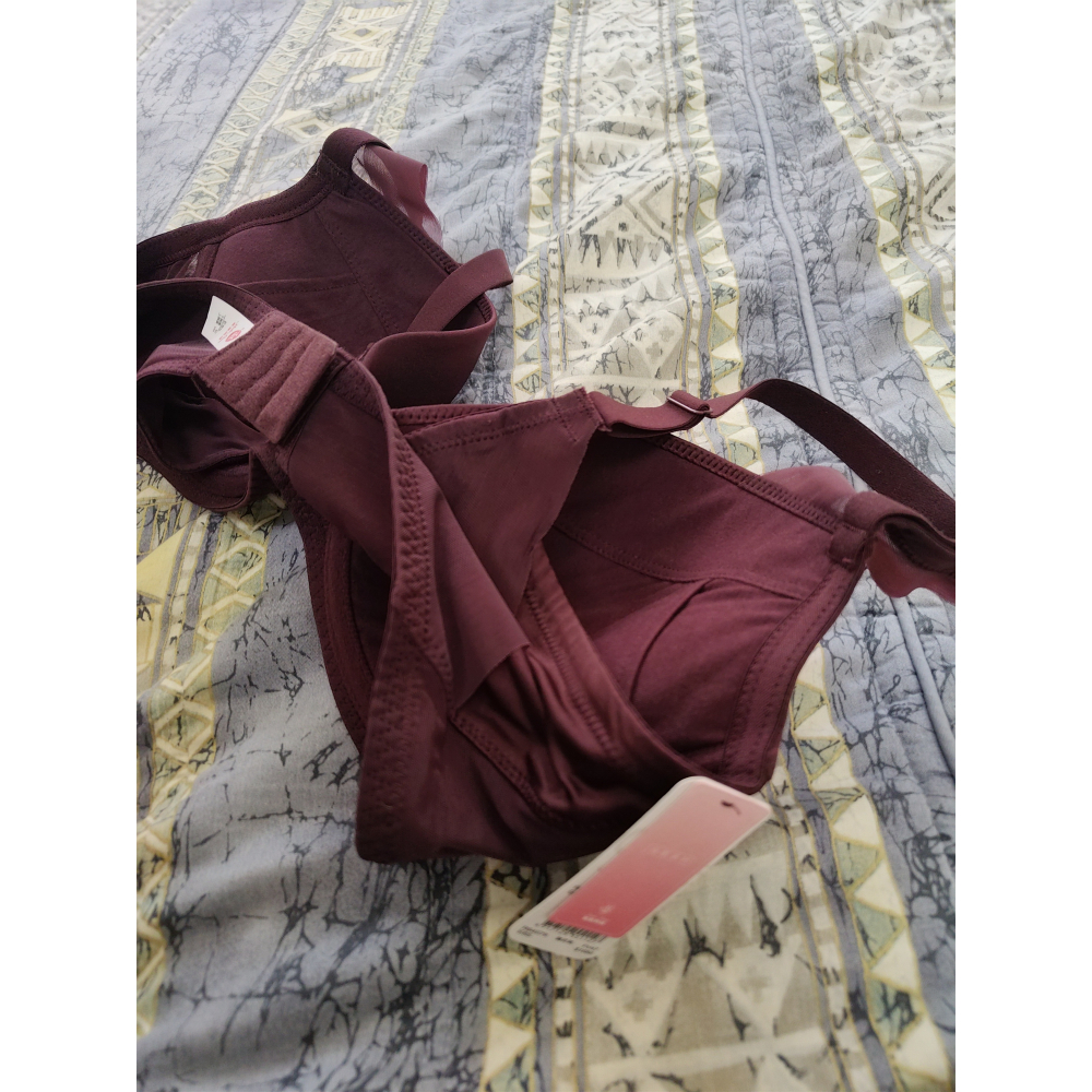 曼黛瑪璉 38E(85E) 內衣 胸罩 紫色-細節圖7