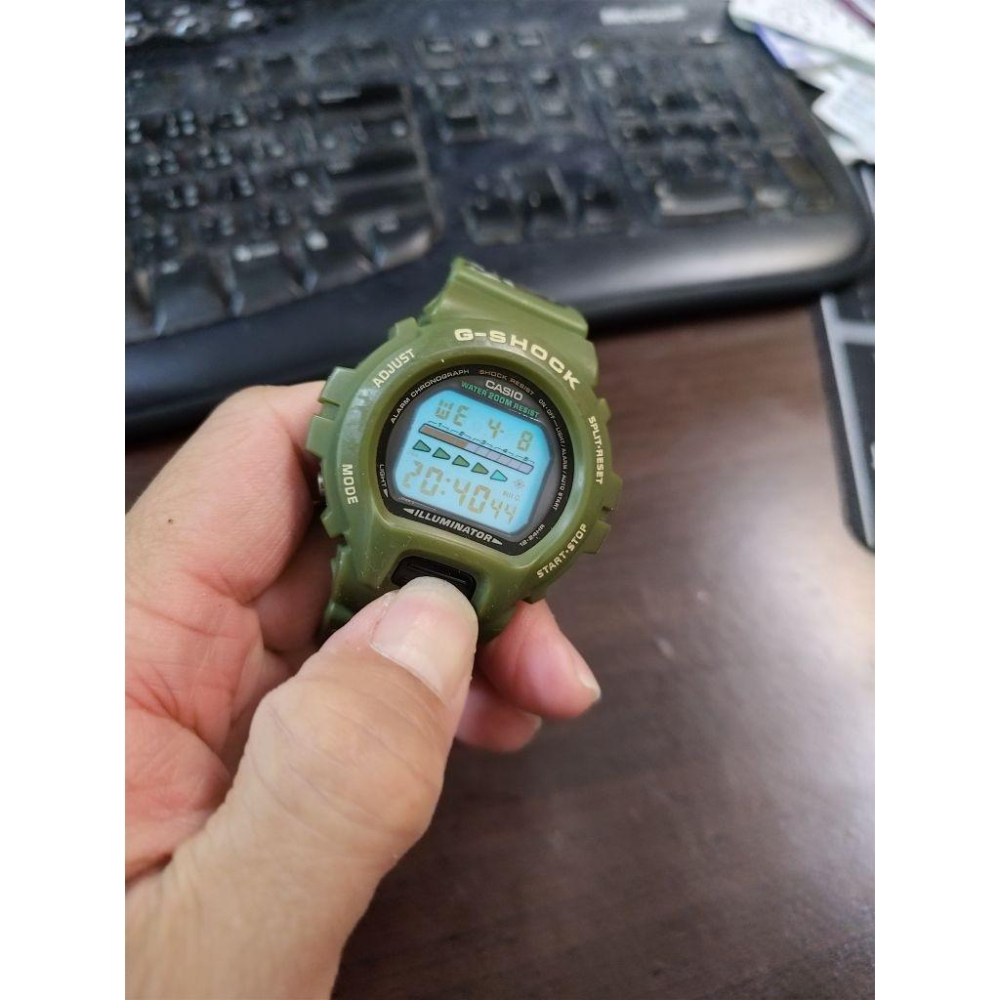 卡西歐 Casio G-Shock DW-6600 American Sniper 陸軍迷彩錶 無原盒裝與保卡-細節圖2