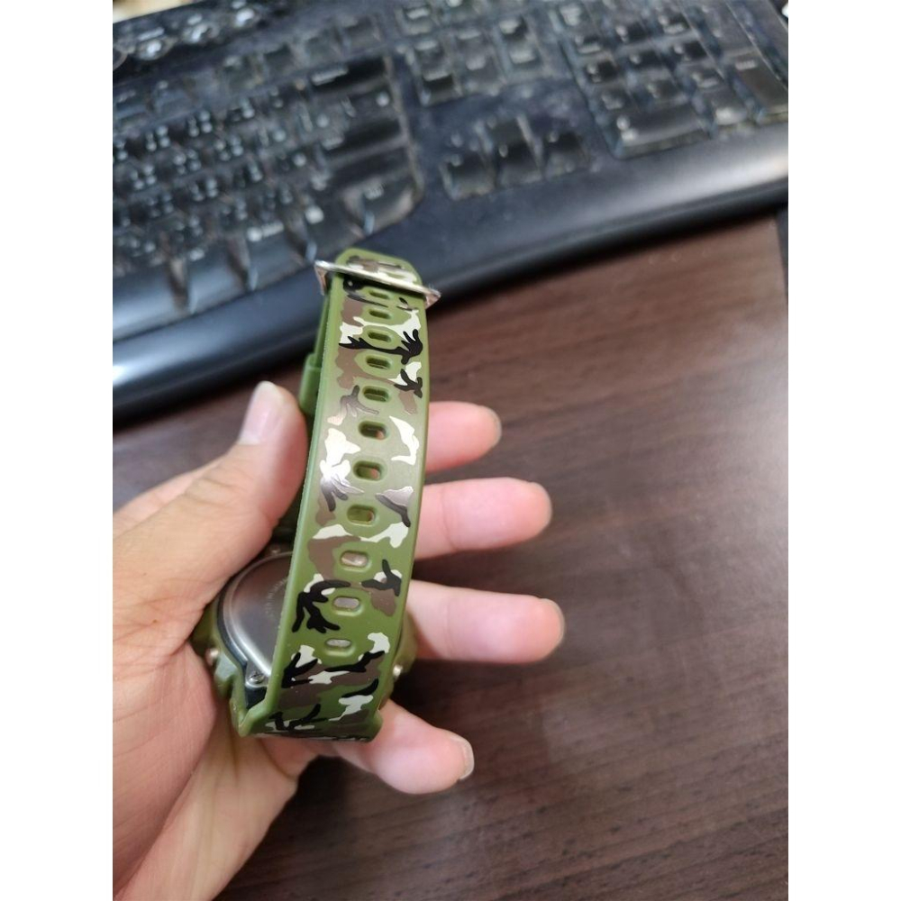 卡西歐 Casio G-Shock DW-6600 American Sniper 陸軍迷彩錶 無原盒裝與保卡-細節圖6