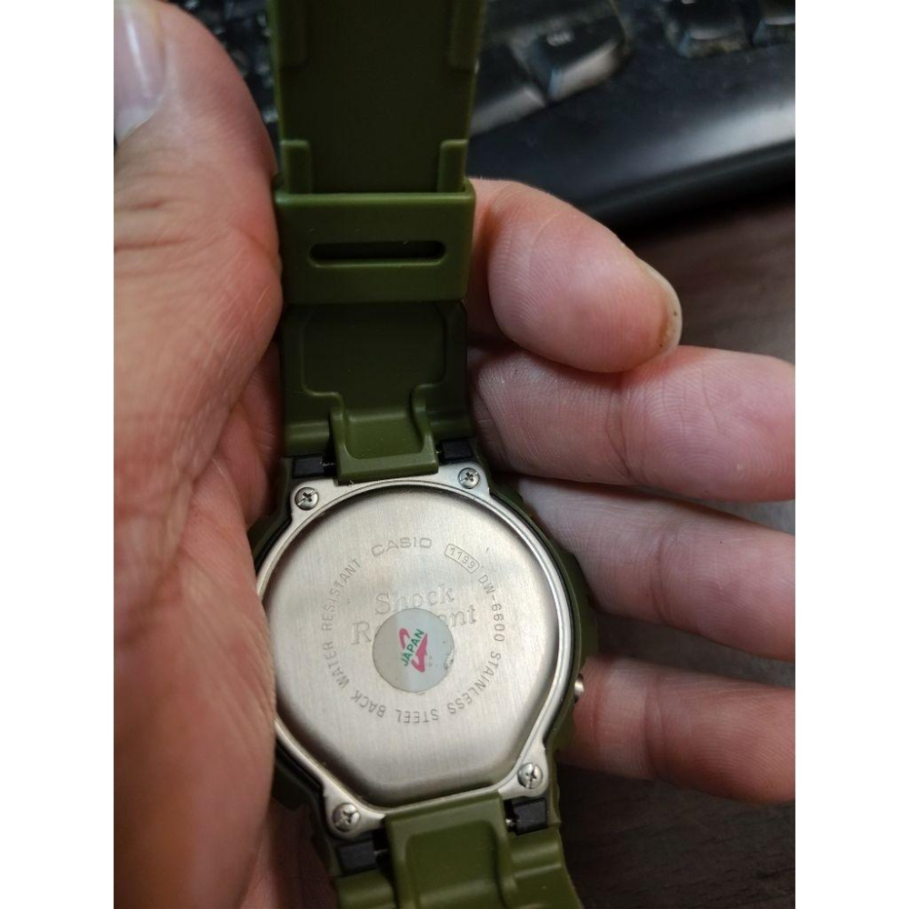 卡西歐 Casio G-Shock DW-6600 American Sniper 陸軍迷彩錶 無原盒裝與保卡-細節圖7