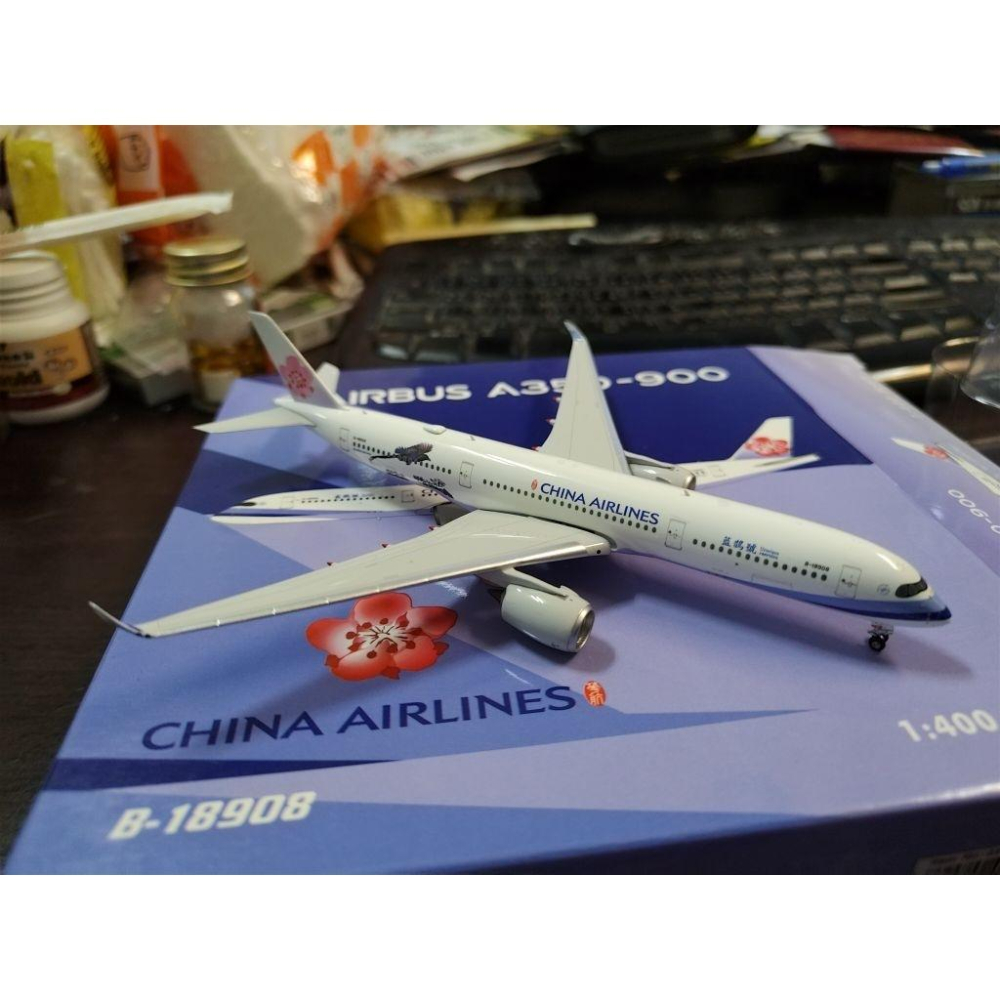 1:400 中華航空 A350-900  B-18908 藍鵲號 Phoenix製作-細節圖2