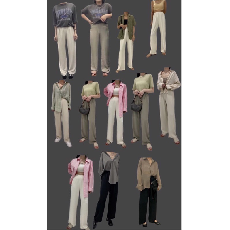 推薦!命定瘦瘦褲！短板！韓系涼感顯瘦寬褲！買了不會後悔の神褲-細節圖2