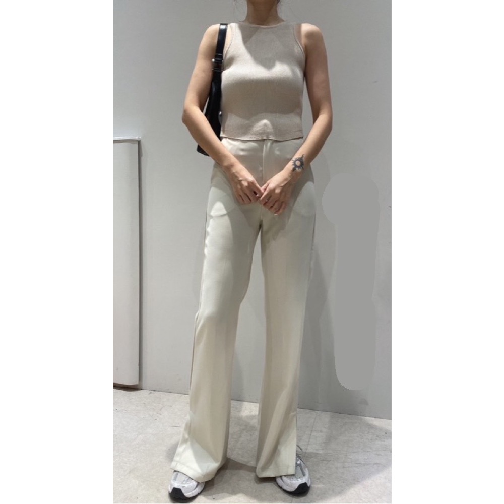 推薦！完美西裝褲霸主！美爆神腿 瘦到嚇鼠人！下開衩西裝褲 -細節圖3