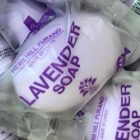 ＊日式雜貨館＊日本製 薰衣草香氛皂 北海道富良野產 80g 另售 馬油石鹼 日本馬油皂 馬油 純馬油 薰衣草馬油-細節圖3