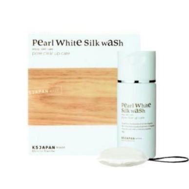 ＊日式雜貨館＊日本品牌 Blanche Blanche 青木瓜酵素珍珠(真珠)洗顏粉撲40g 珍珠木瓜酵素 洗顏粉-細節圖3