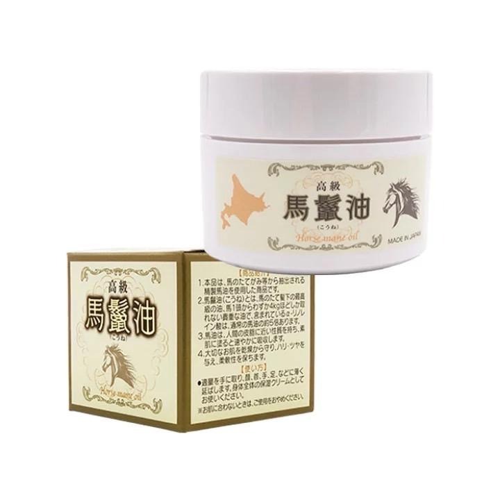 ＊日式雜貨館＊日本 馬鬛油 高級馬油 馬鬃油  80ml 現貨 北海道馬油 純馬油 原味馬油 滋潤馬油 日本馬油 馬鬣油-細節圖3