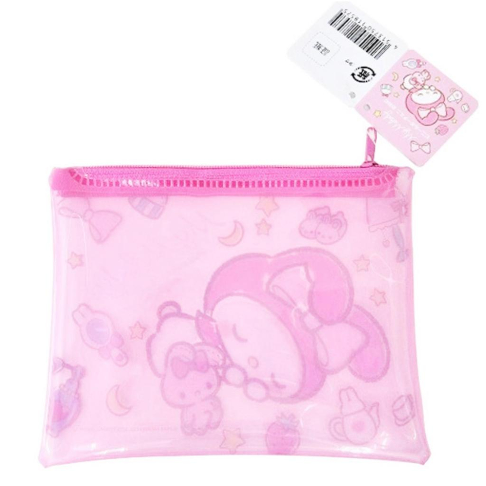 ＊日式雜貨館＊日本 三麗鷗 透明拉鍊收納袋 hello kitty 美樂蒂 酷企鵝 拉鍊收納袋 小物袋 筆袋 錢袋 收納-細節圖5