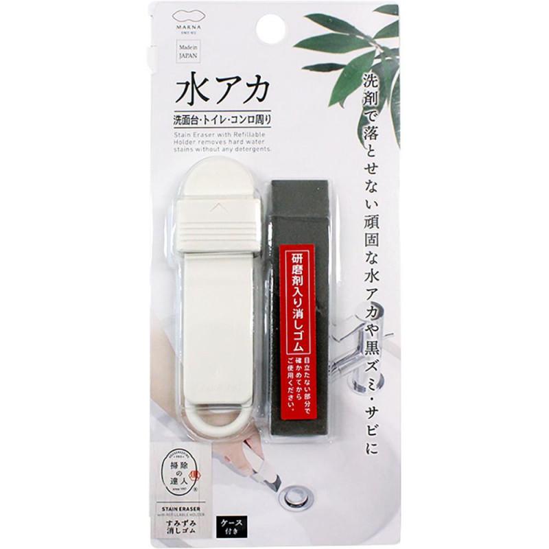 ＊日式雜貨館＊日本製 MARNA 水垢污漬清潔橡皮擦 去水垢 去水漬 隙縫清潔 去漬 除垢 水槽清潔 除水漬 清潔棒-細節圖4