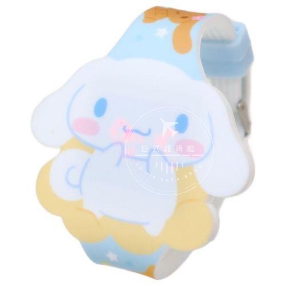 ＊日式雜貨館＊日本三麗鷗 兒童電子錶 小朋友手錶 大耳狗 美樂蒂 庫洛米 電子錶 三麗鷗電子錶 日本正版 手錶 兒童手錶-細節圖5