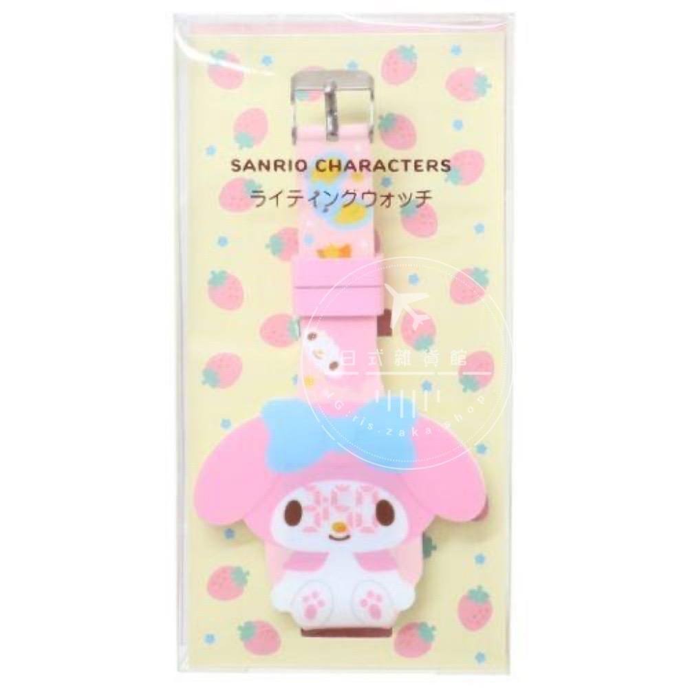 ＊日式雜貨館＊日本三麗鷗 兒童電子錶 小朋友手錶 大耳狗 美樂蒂 庫洛米 電子錶 三麗鷗電子錶 日本正版 手錶 兒童手錶-細節圖6