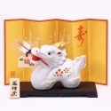 ＊日式雜貨館＊日本 龍年限定 龍年擺飾 龍年寶船 金齋好運龍好運 白龍 裝飾品 擺飾 過年 2024年限定 龍年裝飾品-規格圖2