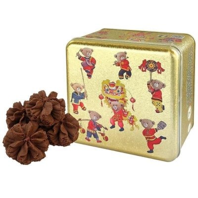 ＊日式雜貨館＊ 香港限定 珍妮曲奇小熊餅乾 jenny bakery香港必買伴手禮 2026最新包裝 金光閃閃系列 小熊-細節圖8