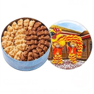 ＊日式雜貨館＊ 香港限定 珍妮曲奇小熊餅乾 jenny bakery香港必買伴手禮 2026最新包裝 金光閃閃系列 小熊-規格圖11