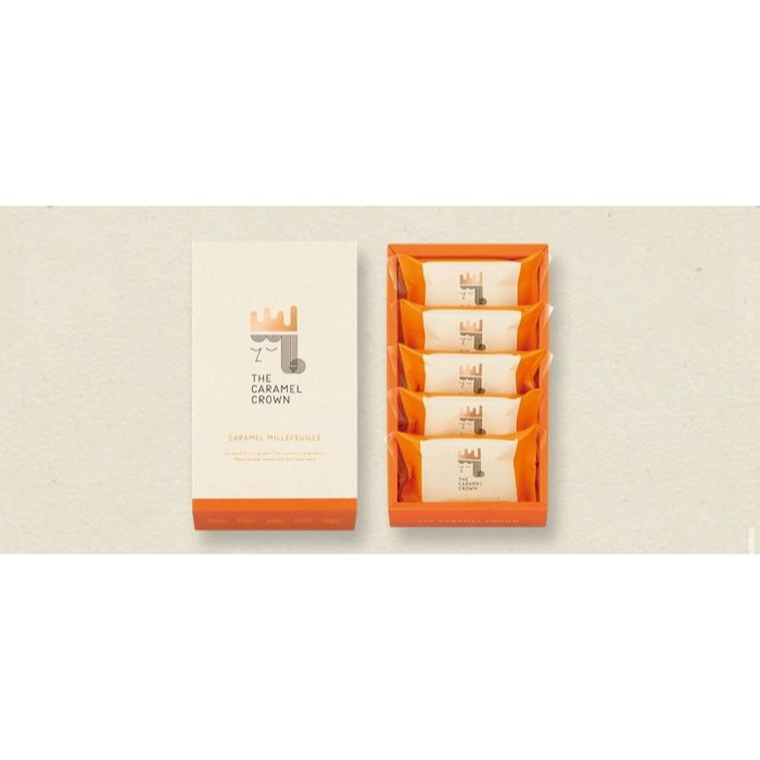 ＊日式雜貨館＊日本限定 THE CARAMEL CROWN 皇冠焦糖夾心餅乾 焦糖夾心酥 焦糖蛋糕 4入 5入 8入 1-細節圖3