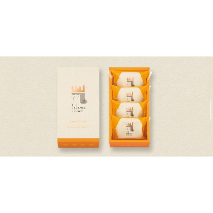 ＊日式雜貨館＊日本限定 THE CARAMEL CROWN 皇冠焦糖夾心餅乾 焦糖夾心酥 焦糖蛋糕 4入 5入 8入 1-細節圖5