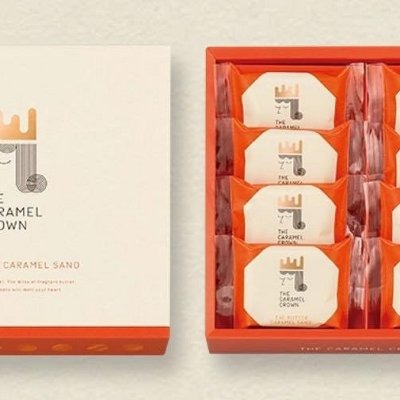 ＊日式雜貨館＊日本限定 THE CARAMEL CROWN 皇冠焦糖夾心餅乾 焦糖夾心酥 焦糖蛋糕 4入 5入 8入 1-規格圖10
