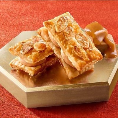 ＊日式雜貨館＊日本限定 THE CARAMEL CROWN 皇冠焦糖夾心餅乾 焦糖夾心酥 焦糖蛋糕 4入 5入 8入 1-規格圖10