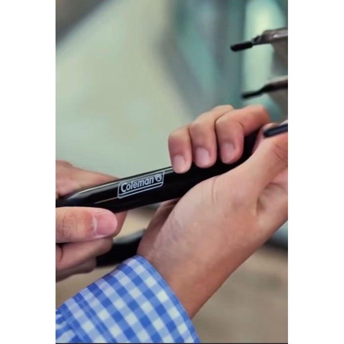 ＊日式雜貨館＊ 日本期間限定聯名款 直立雨傘 折疊雨傘 透明感雨傘 Coleman &日本LAWSON超商推出 限定聯名-細節圖3