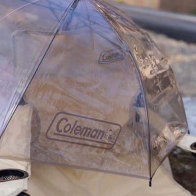 ＊日式雜貨館＊ 日本期間限定聯名款 直立雨傘 折疊雨傘 透明感雨傘 Coleman &日本LAWSON超商推出 限定聯名-規格圖5