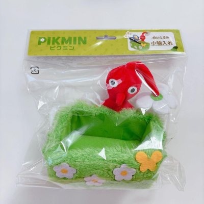 紅色 皮克敏收納籃