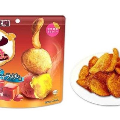 ＊日式雜貨館＊日本限定 UHA味覺糖地瓜片 烤巧克力風味 巧克力地瓜薯片 楓糖焦糖薯片 奶茶風味薯片 期間限定 可可地瓜-細節圖3